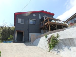 千葉県館山市加賀名の売家　館山の不動産　海が見える別荘　南総ユニオン株式会社　素敵な別荘ですね