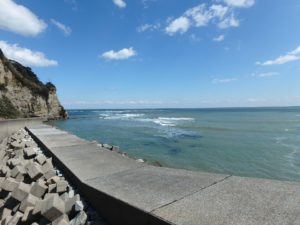 千葉県いすみ市岩船の海が見える売地　広い敷地　房総の別荘用地　普段は静かな海です