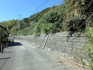 千葉県鴨川市花房の土地 南房総の不動産 鴨川の海が見える物件 敷地は接道から一段上
