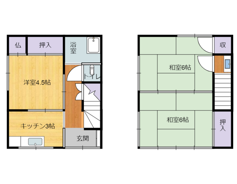 千葉県南房総市和田町和田の不動産間取り図