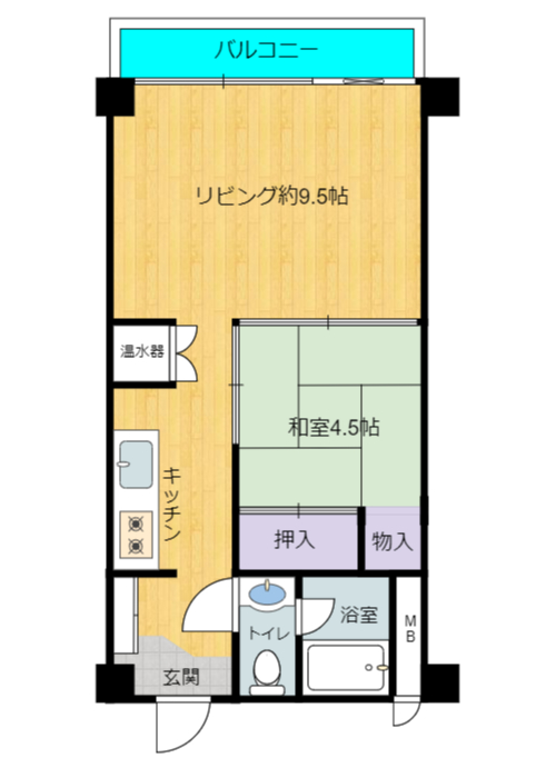 千葉県館山市洲崎のマンション,洲崎ロイヤルマンション間取り図