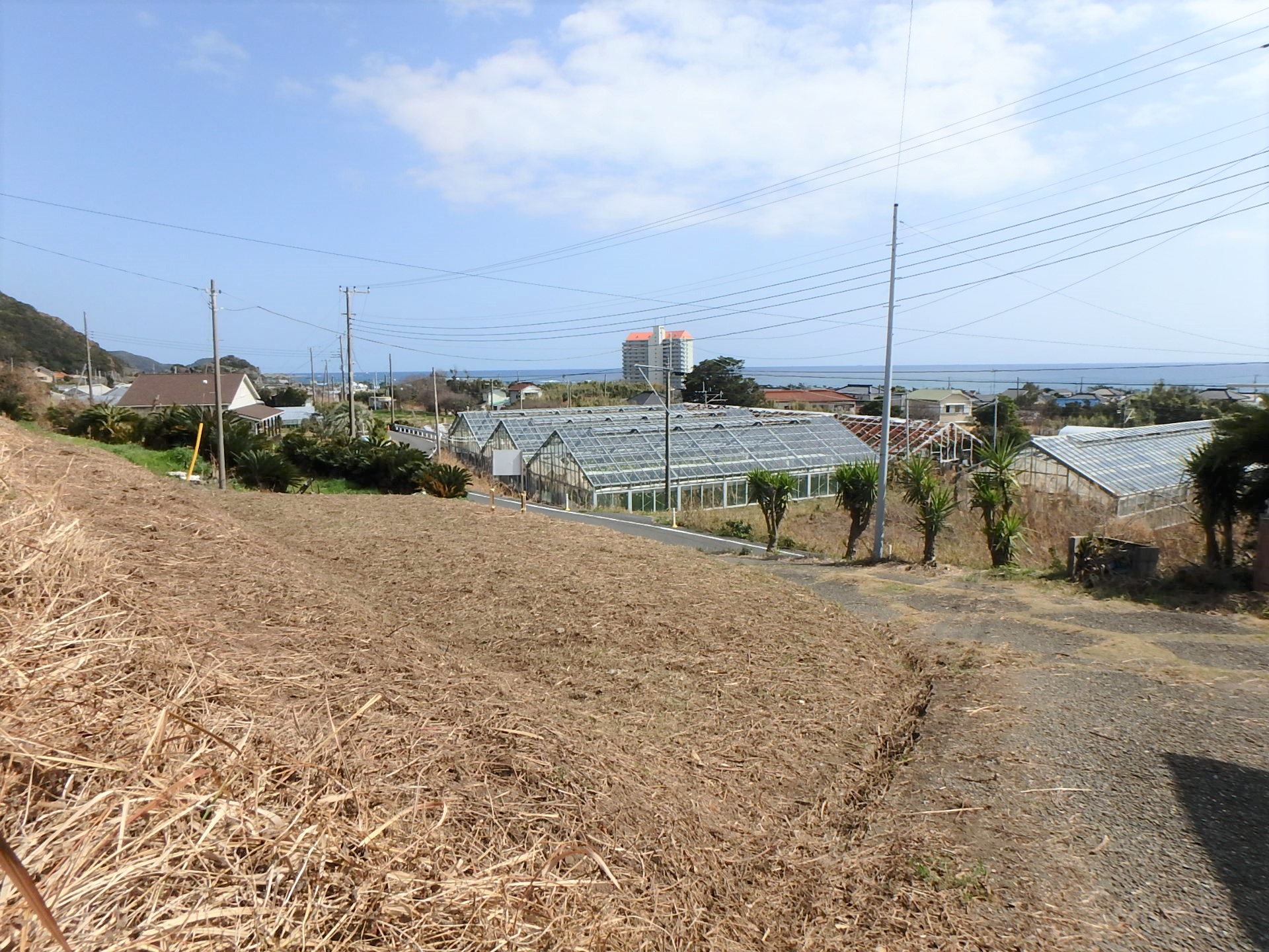 千葉県南房総市和田町花園の土地、海が見える物件の敷地図