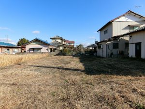 千葉県館山市八幡の不動産、土地、移住、公営水道は既設です