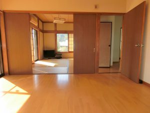 千葉県館山市南条の不動産、中古戸建て、平家住宅、移住物件、西側に和室となります