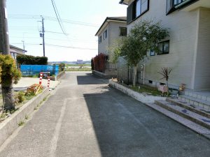 千葉県館山市腰越の不動産、中古戸建て、移住、住み替え、前面道路は私道です