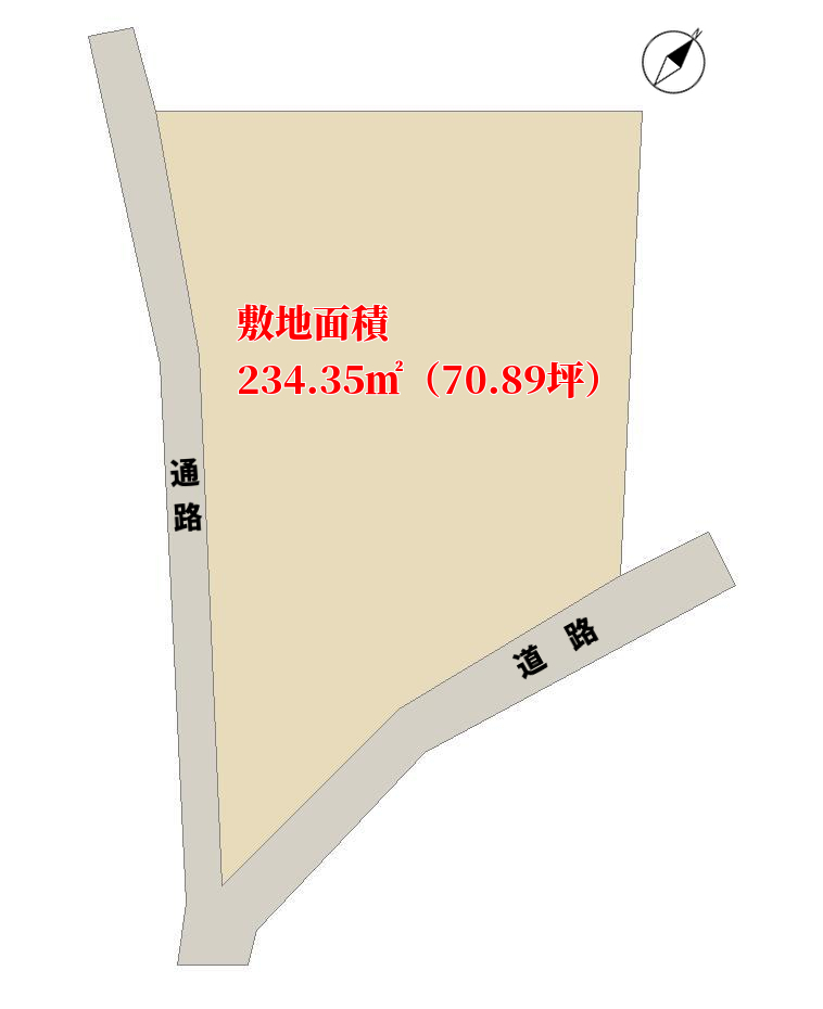 千葉県館山市犬石の不動産、土地、別荘・移住用地、概略図