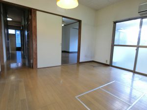 千葉県館山市下真倉の不動産、中古戸建て、田舎移住、１階だけで４室です