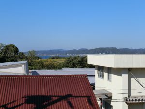 千葉県館山市笠名の不動産、中古戸建て、海望む、別荘、移住、北側は鏡ケ浦の微眺望