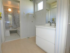 千葉県君津市八重原の不動産、中古住宅、移住物件、三井ホーム施工、続いて洗面水回り