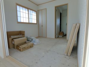 千葉県館山市八幡の不動産、新築戸建て、別荘、移住、これから畳が入ります