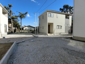 千葉県館山市八幡の不動産、新築戸建て、別荘、移住、新築６棟の分譲地です
