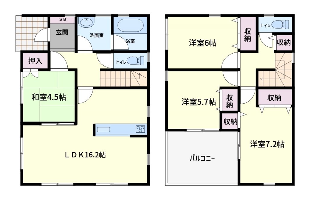 千葉県館山市八幡の不動産、新築建物、別荘、移住、物件間取り図