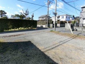 千葉県館山市北条の不動産、土地、北条海岸近く、続いて道路を見てみます