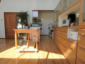 千葉県南房総市富浦町多田良の不動産、戸建て、店舗・作業工場付、次はキッチンスペースです