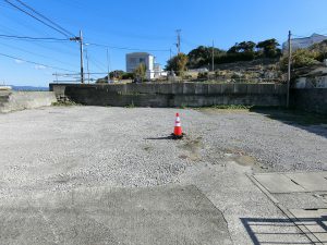館山市の海前別荘地、敷地はフルフラット