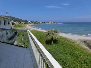 館山市坂田の海前物件、これはナイスビューです