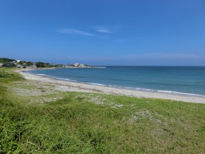 館山市坂田の海前物件、これ海物件の理想だな