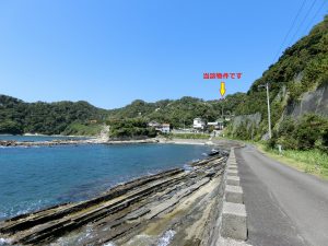 海一望、鋸南町アルカディア別荘地、最後は別荘地入口付近から