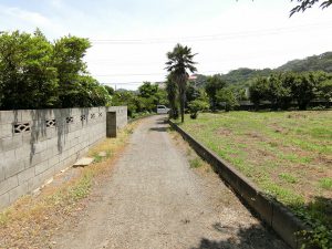 館山市波左間、海岸近くの広い土地、最後は道路側へ
