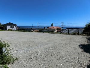 鴨川市江見の売地、入ると南面が一気に開ける