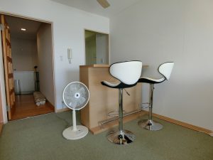 キッチンコーナーとカウンター