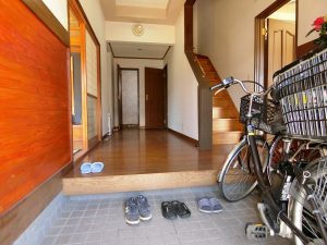 南房総市千倉町白間津の売中古住宅、贅沢な一間廊下です