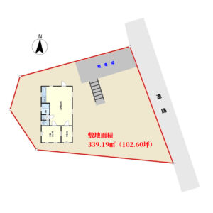 売ログハウス　南房総市安馬谷　1SLDK　680万円 物件概略図