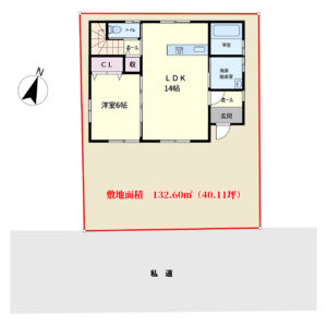 築浅売家　館山市安布里　4LDK　2150万円 物件概略図