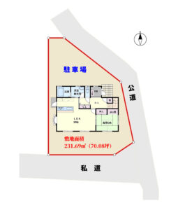 売家　館山市湊　4SLDK　2850万円 物件概略図