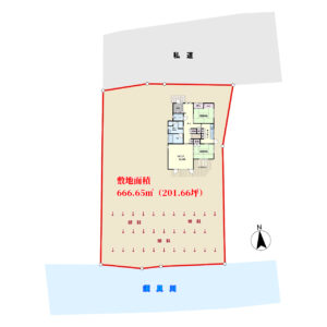売家　鴨川市東江見　4SLDK　1980万円 物件概略図