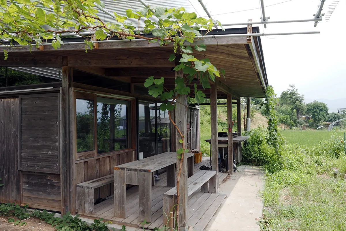 【オフグリッドハウスの外観】