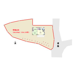 海浜売家　館山市塩見　2LDK　600万円 物件概略図