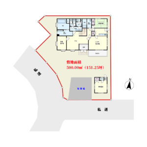 海遠望大型売別荘　鴨川市宮（鴨川サンクレメンテタウン）　8SLDK＋離れ（1DK）　3680万円 物件概略図