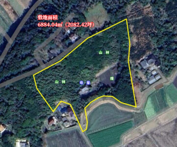 広大敷地付売民家　館山市佐野　5K＋土間　1850万円 物件概略図