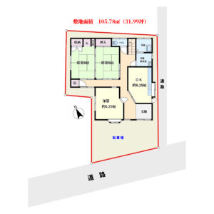 海浜売家　安房郡鋸南町勝山　5DK　820万円 物件概略図