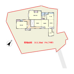海望大型売民家 南房総市千倉町川口 7SDK 380万円 物件概略図