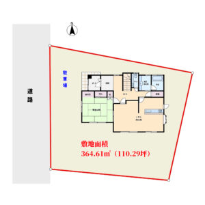 売家 館山市水玉 4LDK他 1680万円 物件概略図