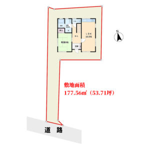 売家 鴨川市太尾 4SLDK 980万円 物件概略図