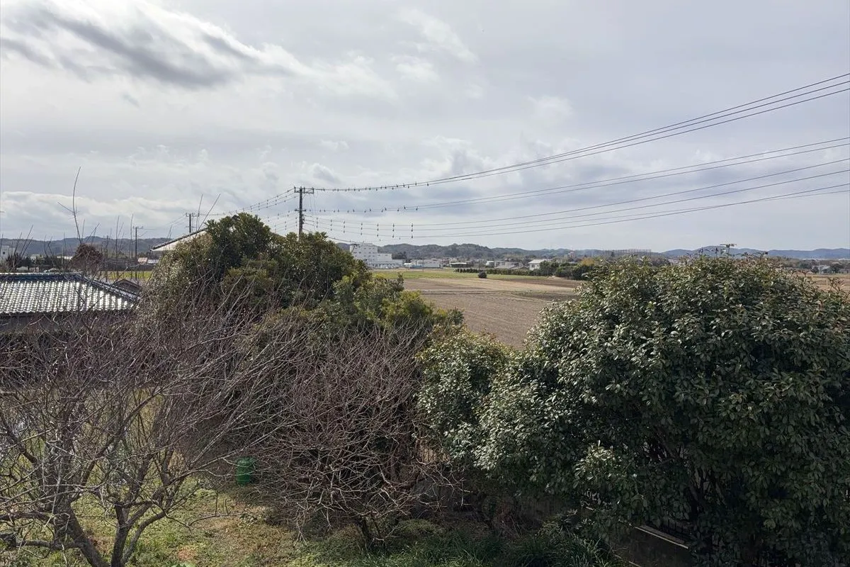 【2階からみた田園風景】