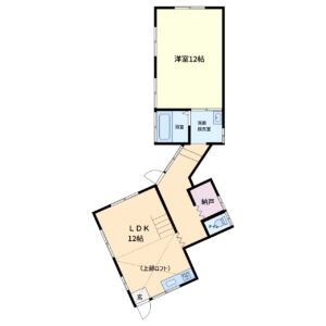 売別荘　南房総市千倉町川合　1SLDK＋ロフト　780万円 間取り