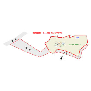 海望高台売家　鴨川市西江見　2LDK　900万円 物件概略図