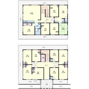 海前大型売家 南房総市白浜町滝口 14LDK 5480万円 間取り