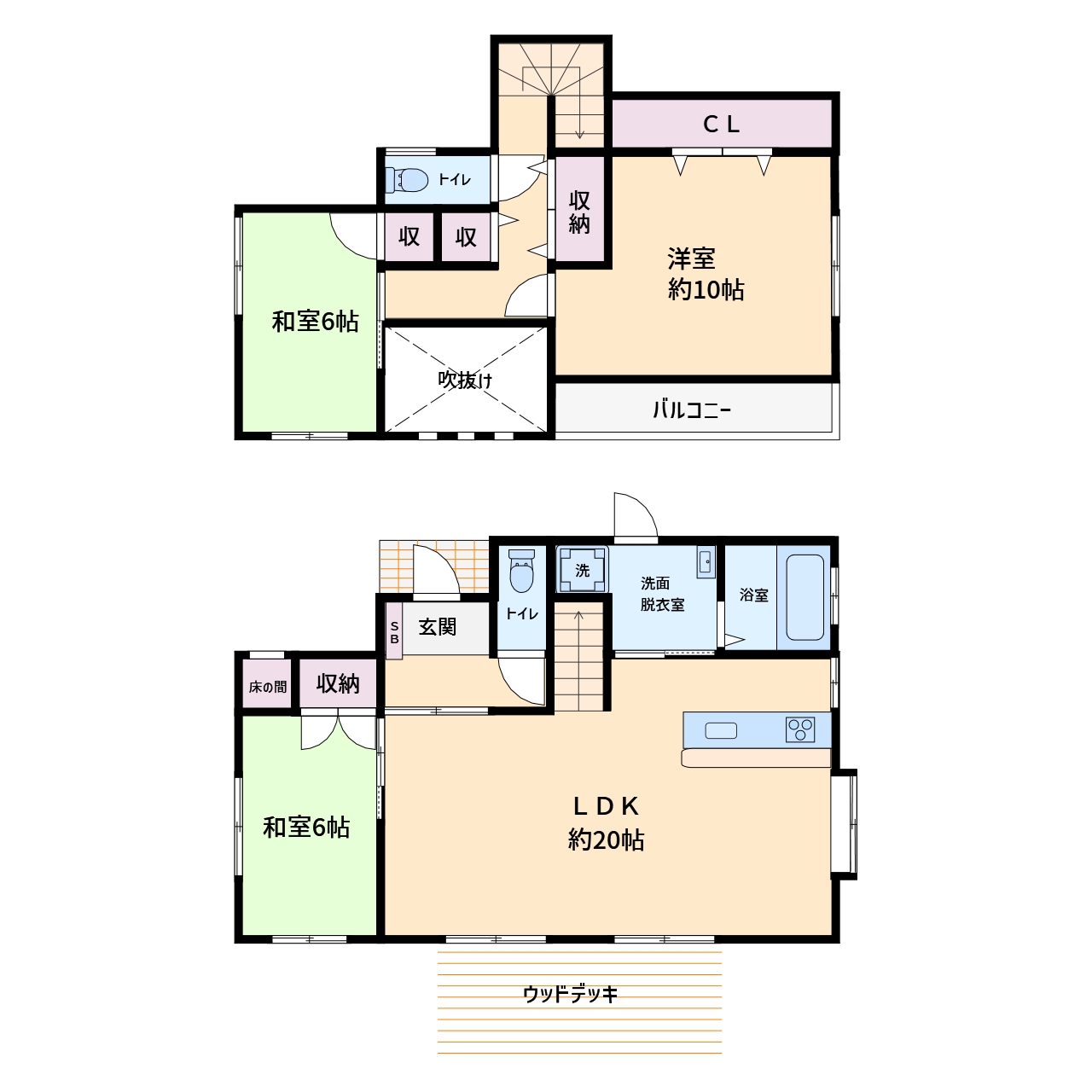 海一望売別荘 南房総市富浦町南無谷 3LDK 7200万円 間取り