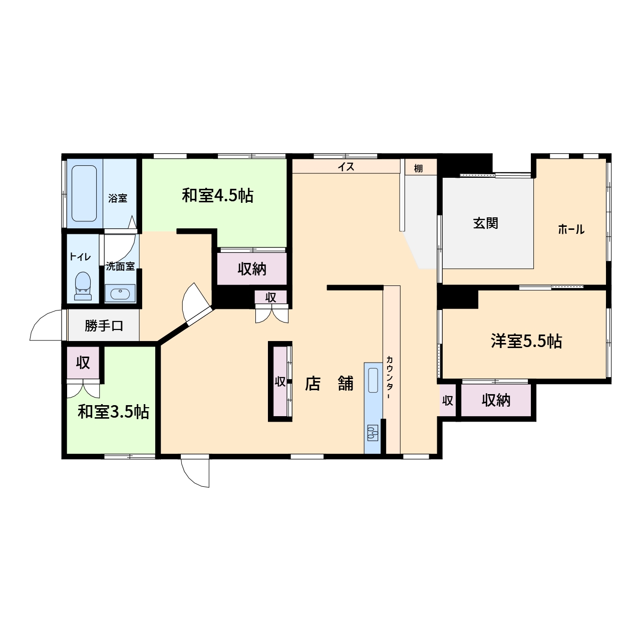 リフォーム済売家 館山市北条 3LDK 1480万円 間取り